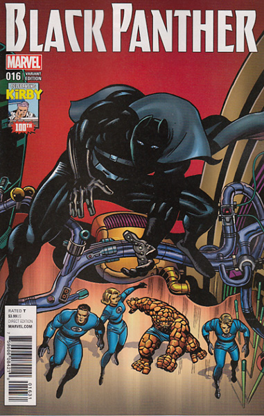 Image: Black Panther #16 (variant cover - Kirby 100th)  [2017] - Marvel Comics
