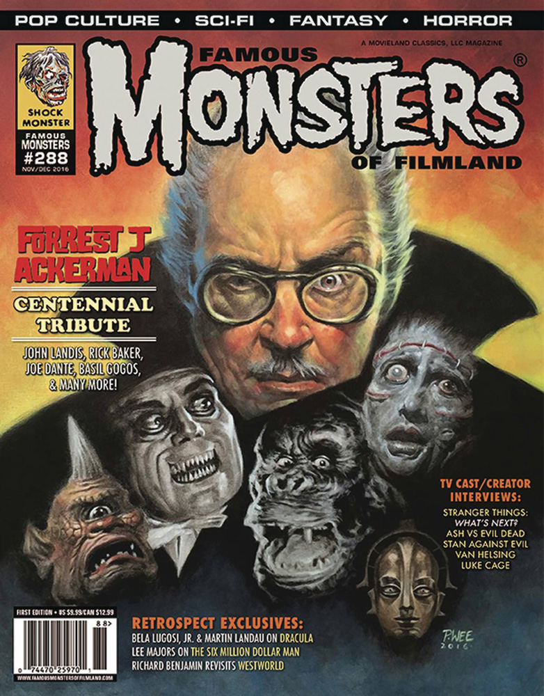 Image: Famous Monsters of Filmland #288 (newstand cover - Forrest J. Ackerman) - Monsters Ink, LLC