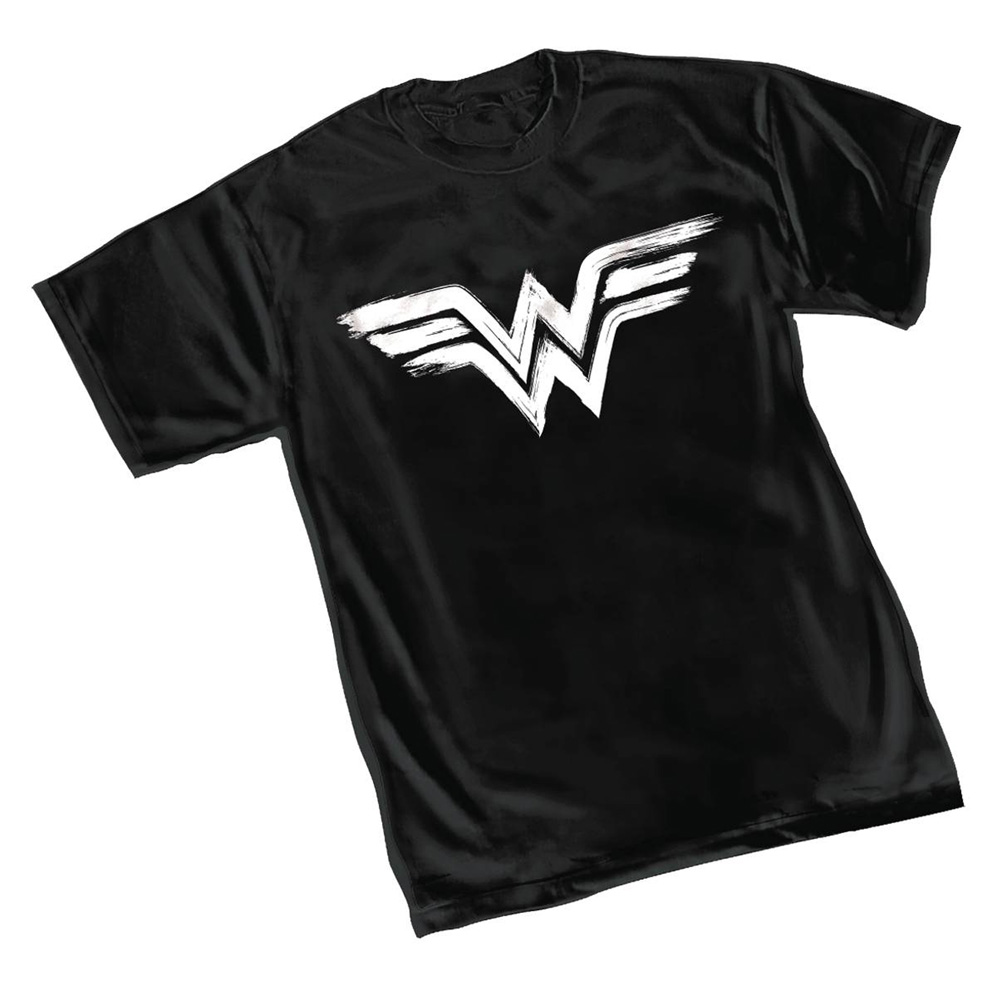 Image: Wonder Woman T-Shirt: Brushed Symbol  (S) - Graphitti Designs