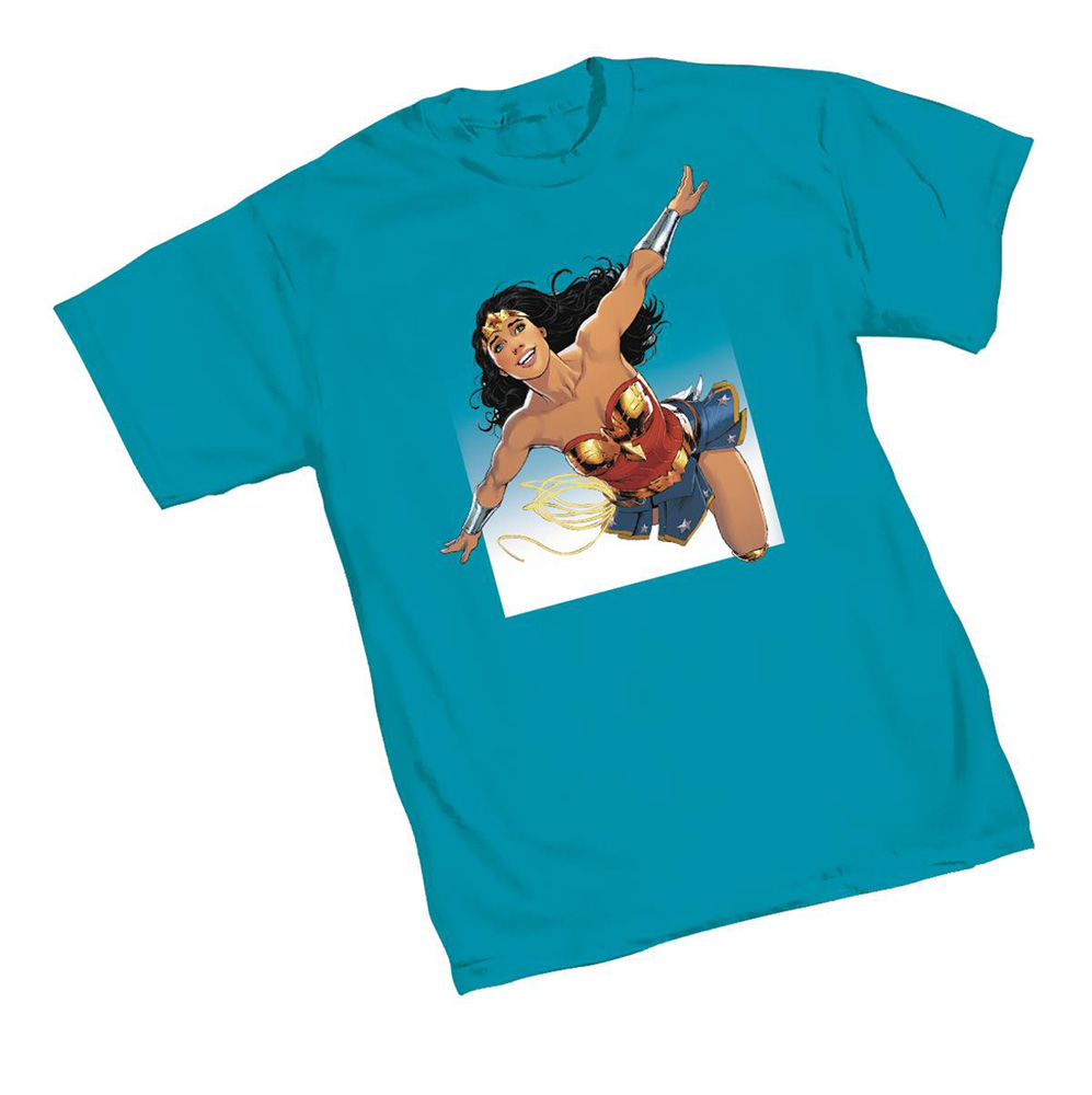Image: Wonder Woman T-Shirt: Clouds  (S) - Graphitti Designs