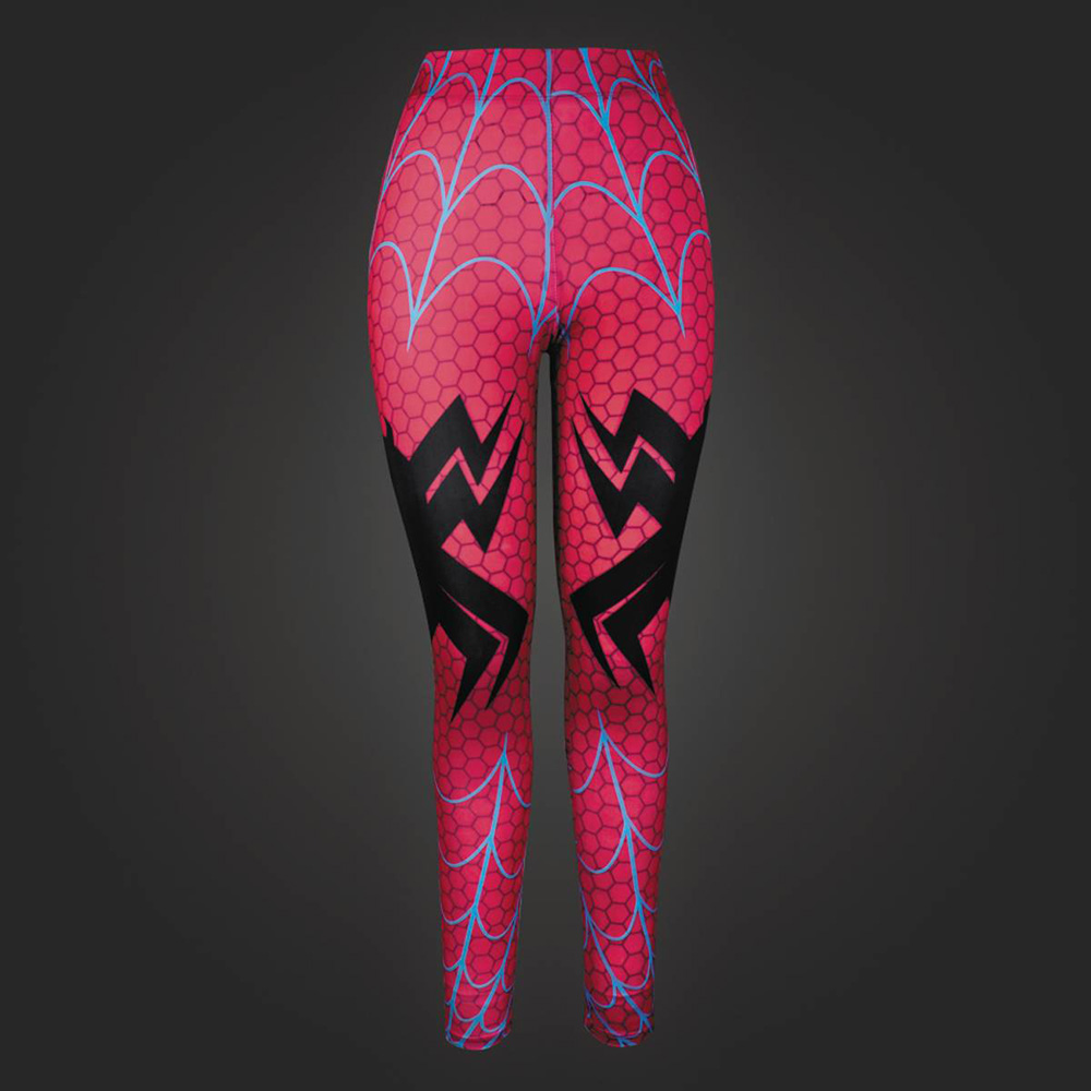 Image: Marvel I Am Spider-Gwen Pink Webbing Legging  (XL) - Mighty Fine