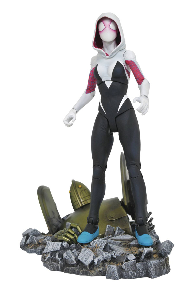 Image: Marvel Select Action Figure: Spider-Gwen  - Diamond Select Toys LLC