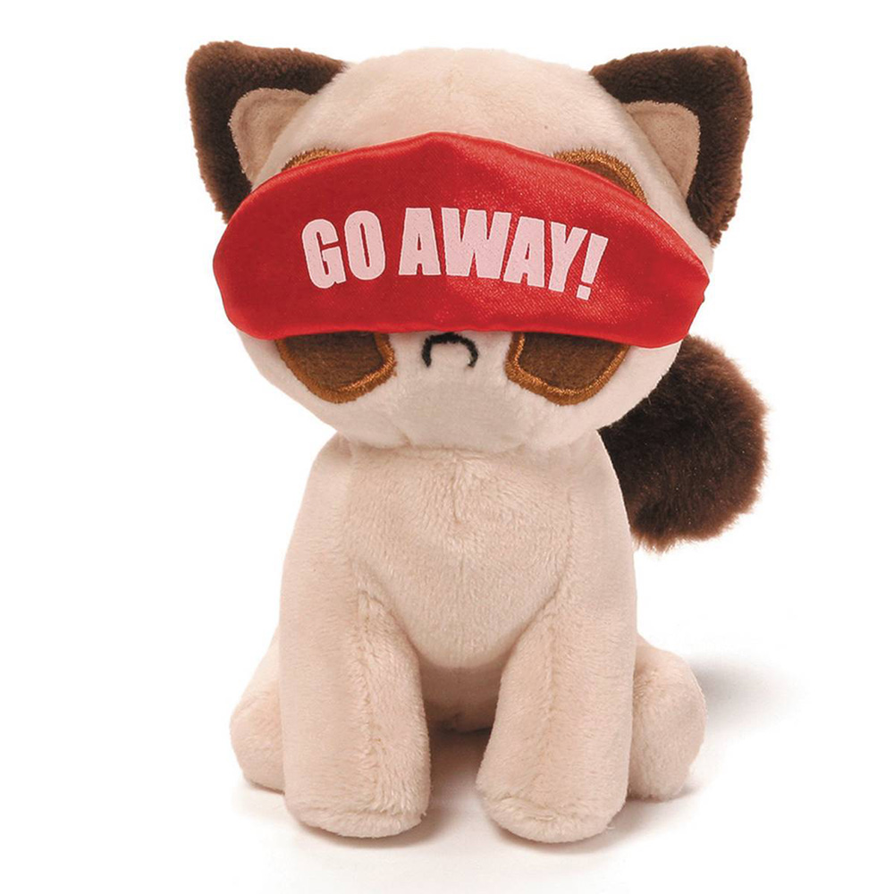 Image: Grumpy Cat Box O Grump Plush: Night Night Grumpy  - Gund