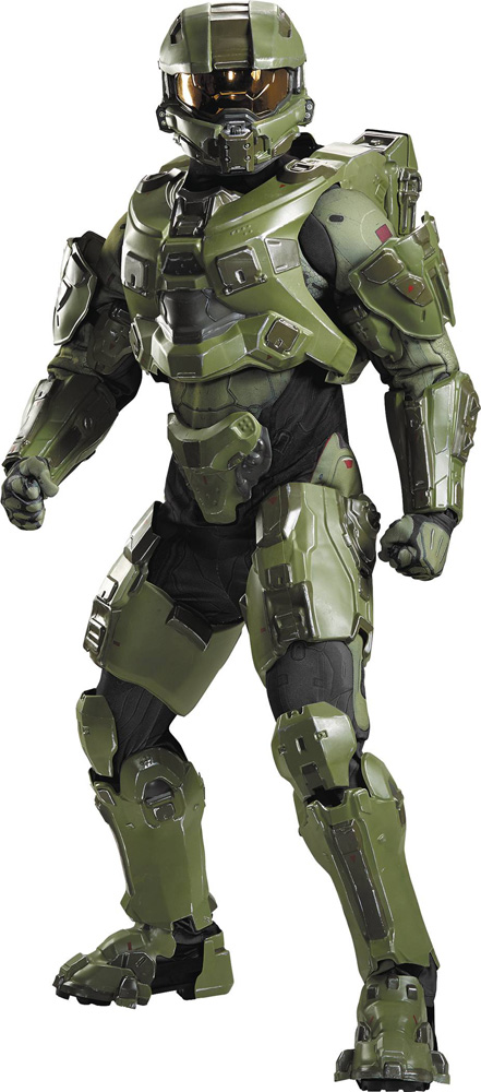 Image: Halo Master Chief Light-Up Ultra Prestige Adult  (XL) - Disguise Inc