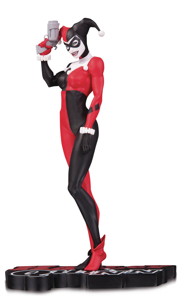 Image: Harley Quinn Red, White & Black Statue: Michael Turner  - DC Comics
