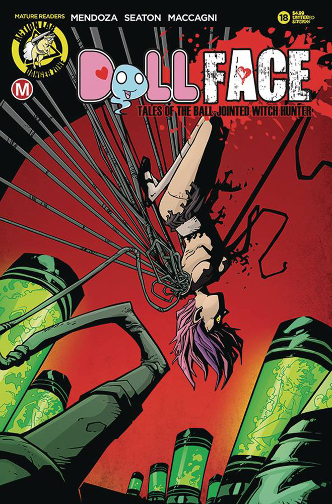 Image: Dollface #18 (cover D - Stanley Pin Up Tattered & Torn) - Action Lab - Danger Zone