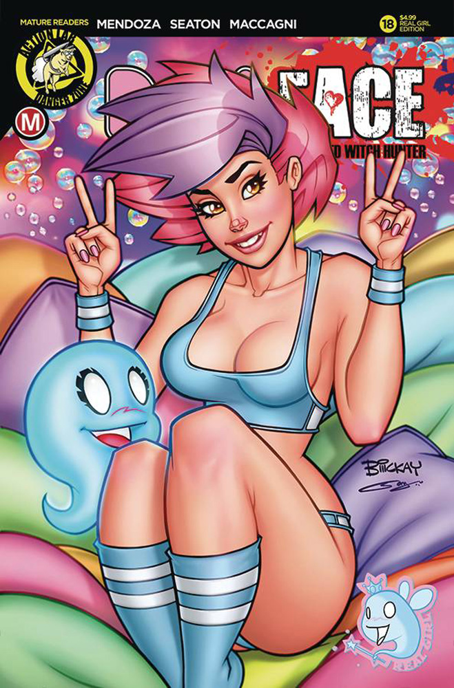 Image: Dollface #18 (cover E - McKay Real Girl) - Action Lab - Danger Zone