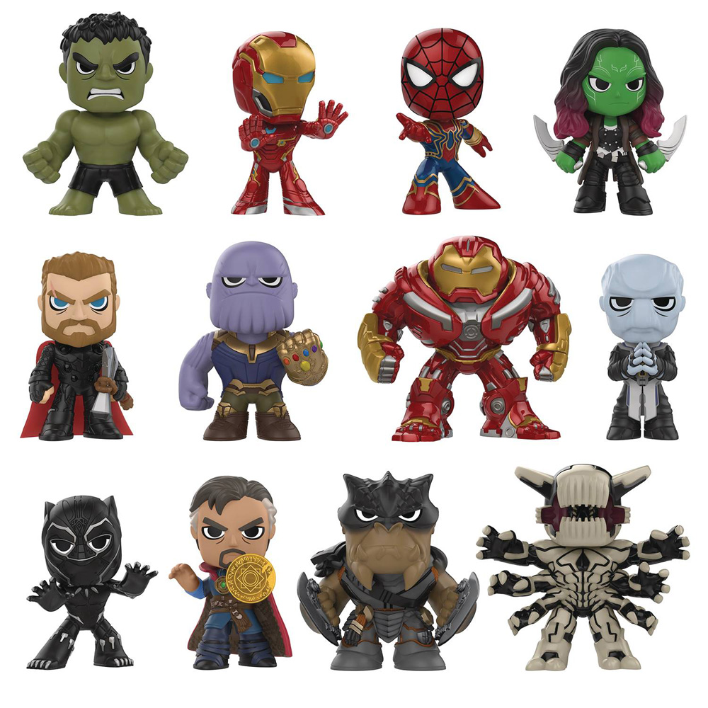 Image: Mystery Minis Marvel Avengers: Infinity War 12-Piece Blind Mystery Box Display  - Funko