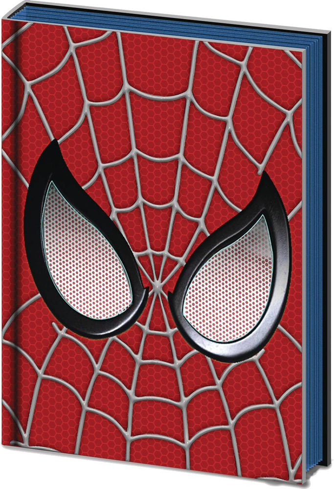 Image: Spider-Man Web-Head Metal/PVC Embellished Journal 10-Piece Display  - Pyramid America, Lp