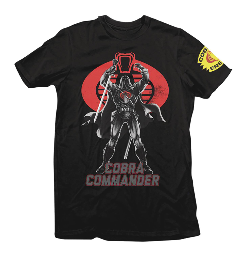 Image: G.I. Joe T-Shirt: Cobra Commander  (M) - The Forecast Agency