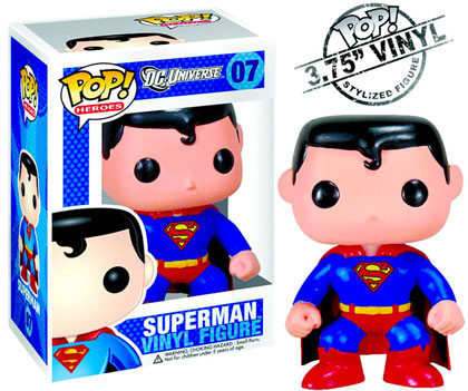 Image: Pop Heroes DC Universe Vinyl Figure #07: Superman 