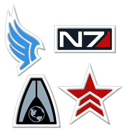 Image: Mass Effect Embroidered Patch: System Alliance  - Dark Horse