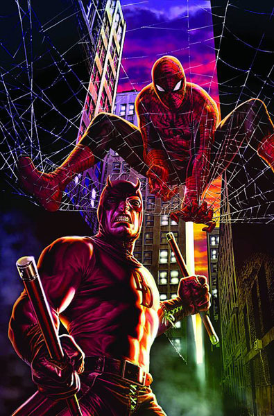 Image: Spider-Man / Daredevil by Lee Bermajo Poster 