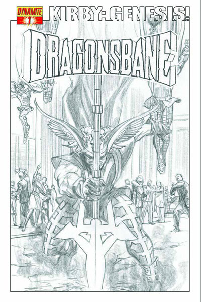 Image: Kirby: Genesis Dragonsbane #1 (25-copy Ross sketch incentive cover) (v25)