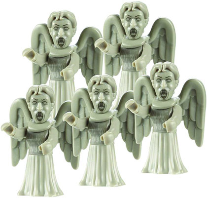 Image: Doctor Who Weeping Angel Army Builder Pack  - Doctor Who Import Toys & Models