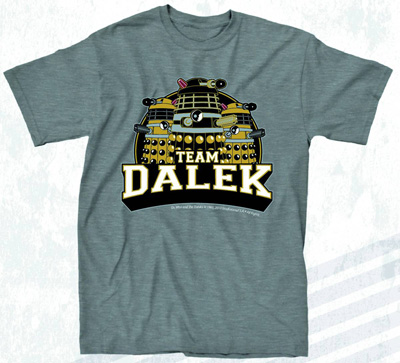 Image: Doctor Who: Team Dalek T-Shirt [Gray Triblend]  (L) - 