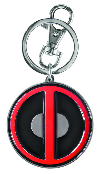 Image: Deadpool Symbol II Pewter Keyring  - 