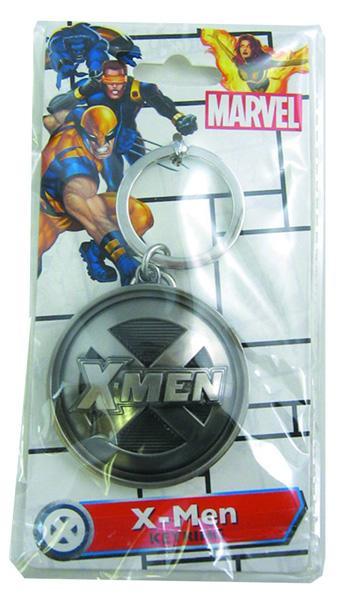 Image: Marvel Pewter Keyring: X-Men Symbol  - 