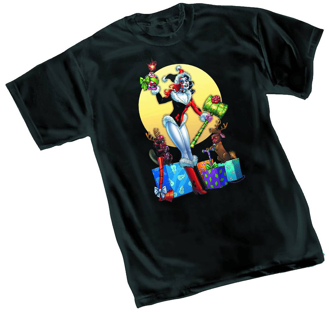 Image: Harley Quinn: 'Holiday' by Conner T-Shirt  (L) - 