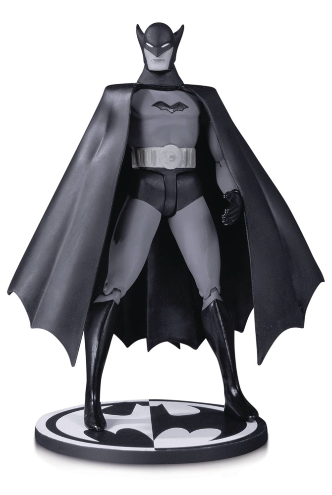 Image: Batman Black and White Action Figure No. 01: Bob Kane  - DC Comics