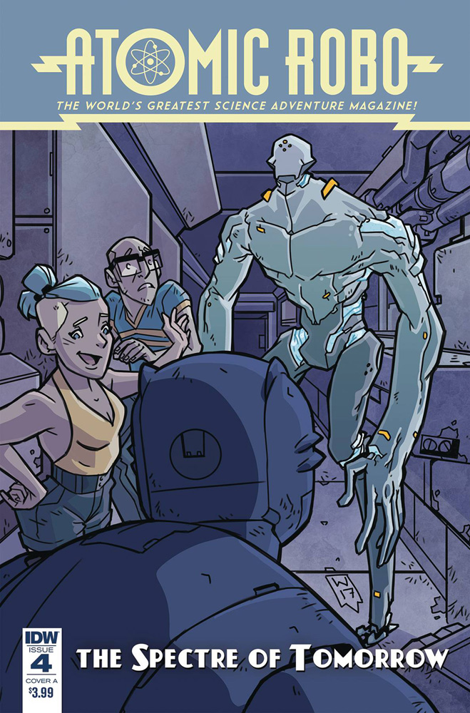 Image: Atomic Robo and the Spectre of Tomorrow #4 (cover A - Wegener)  [2018] - IDW Publishing