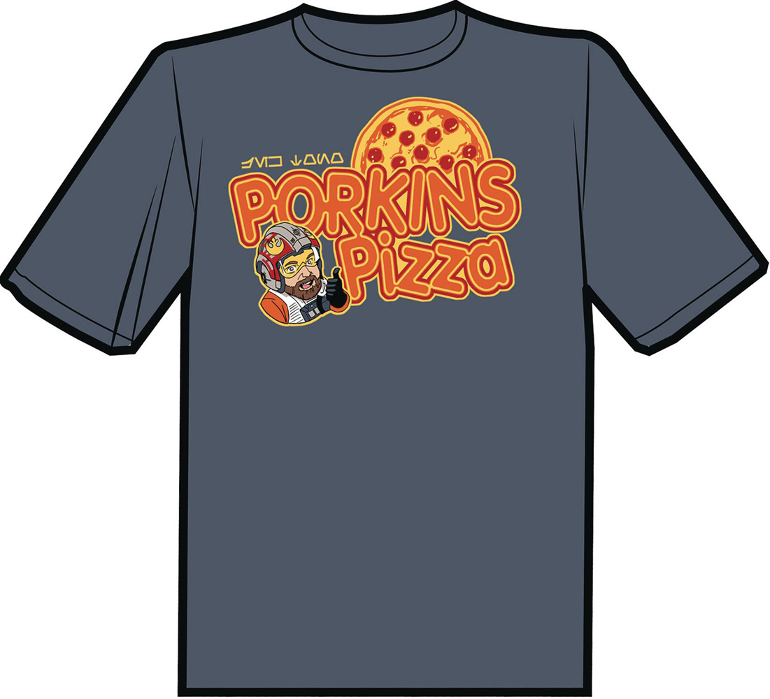 Image: Porkins Pizza T-Shirt  (L) - Antarctic Press