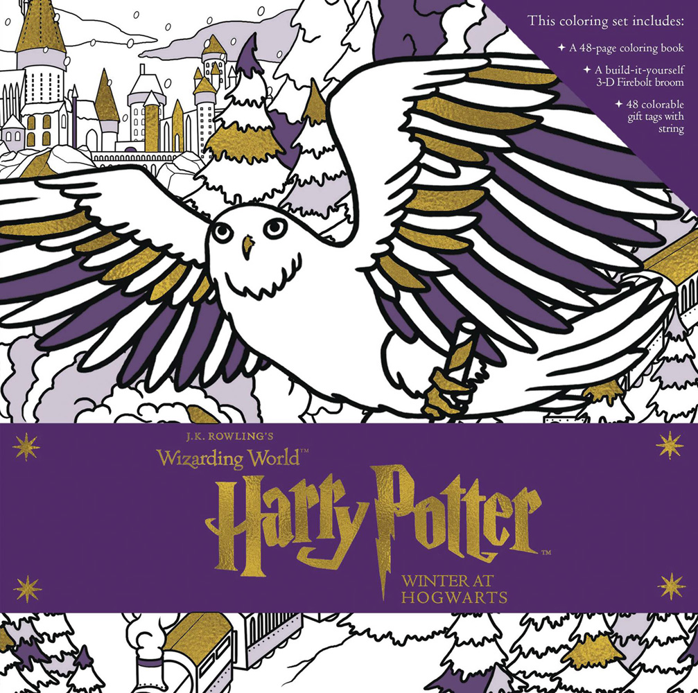 Image: Harry Potter Magical Coloring Set: Winter at Hogwarts  - Candlewick Press