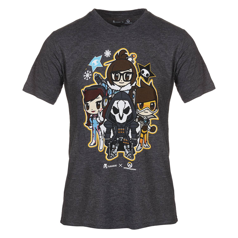 Image: Tokidoki x Overwatch T-Shirt [Black]  (XL) - Blizzard Entertainment, Inc