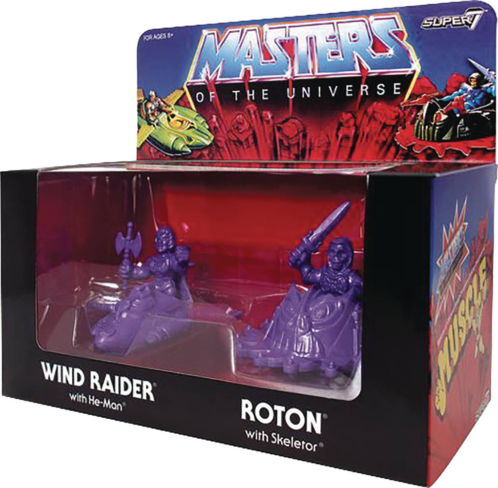 Image: Master of the Universe Muscle Figure 4-Pack  (Purple variant) - Super 7