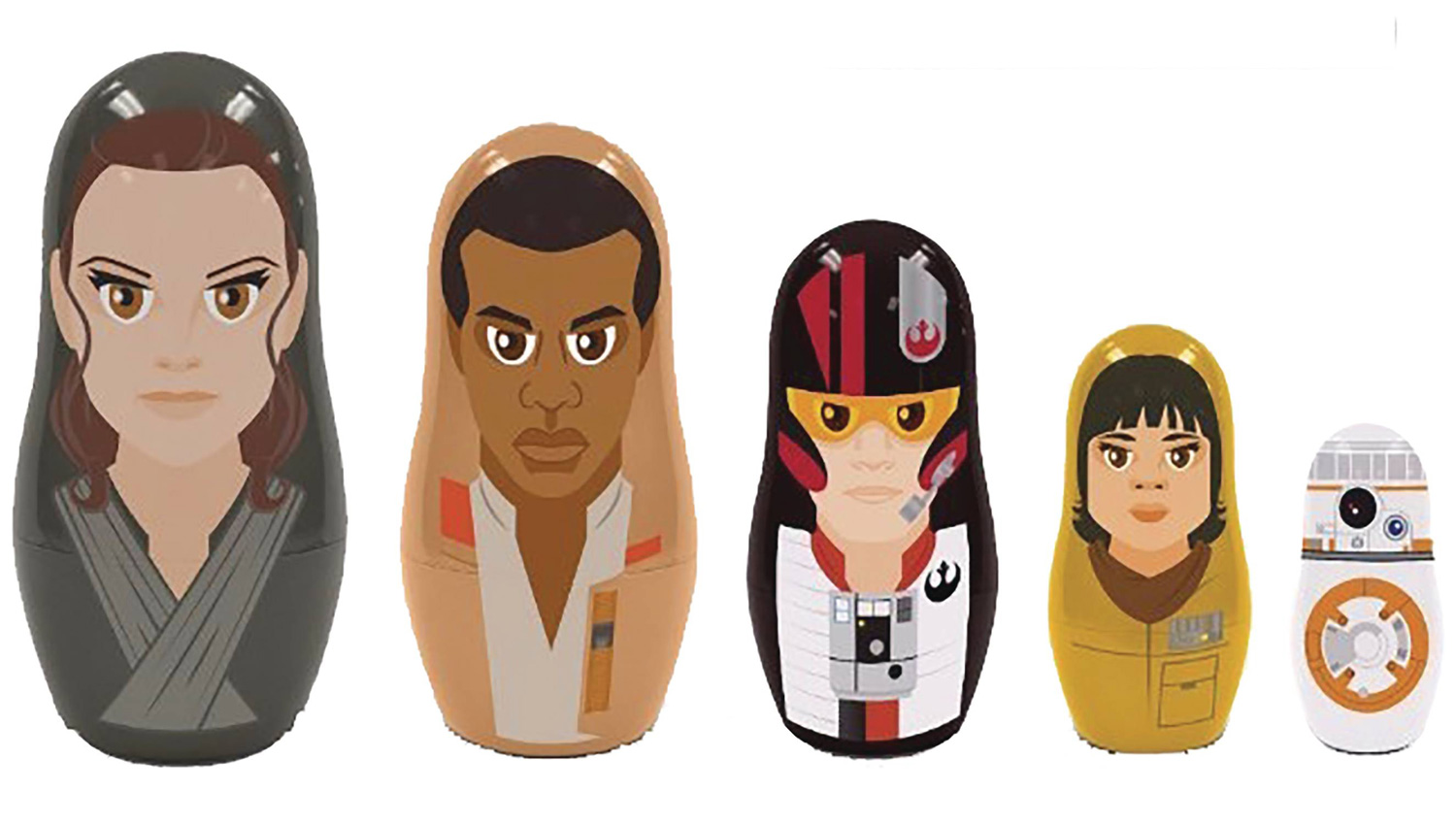 Image: Star Wars Nesting Doll Set: The Resistance  - Ppw Toys