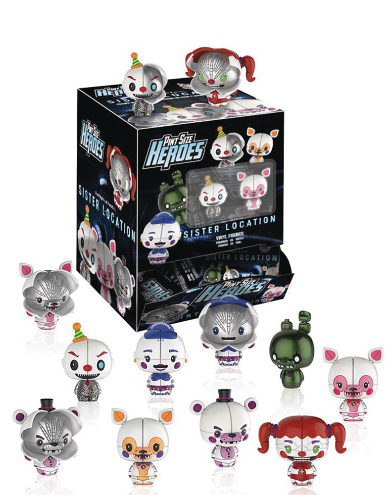 Image: Pint-Sized Heroes Five Nights Sister Location 24-Piece Blind Mystery Box Display  - Funko