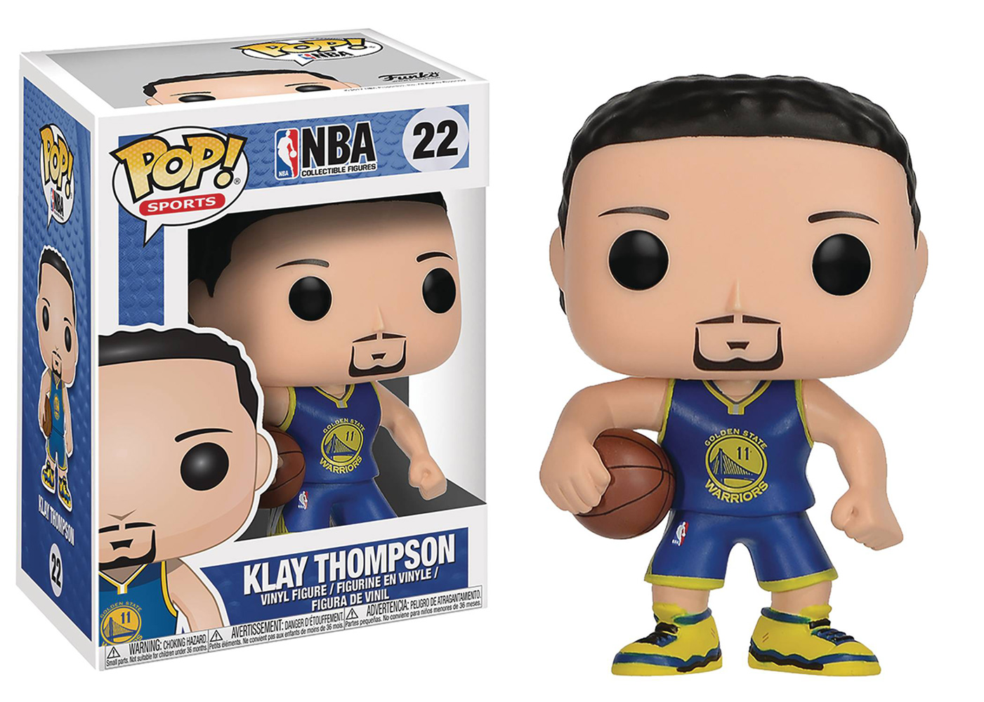 Image: Pop! NBA Vinyl Figure: Klay Thompson  - Funko