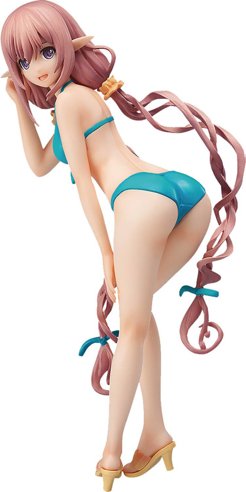 Image: Shining Beach Heroines PVC Figure: Rinna Mayfield  (Swimsuit version) (1/12 scale) - Freeing