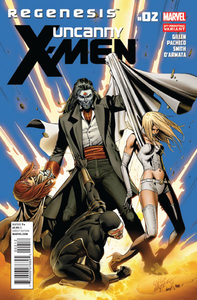 Image: Uncanny X-Men #2 (variant 2nd printing cover - Pacheco)  [2012] - Marvel Comics