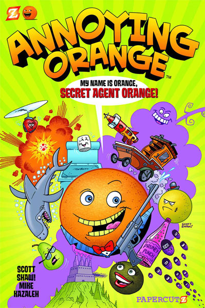 Image: Annoying Orange Vol. 01: Secret Agent Orange HC  - Papercutz