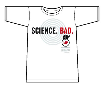 Image: Manhattan Projects: Science. Bad. T-Shirt Womens [White]  (S) - Image Comics