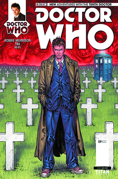 Image: Doctor Who: The 10th Doctor #9 (cover A - Cook) - Titan Comics