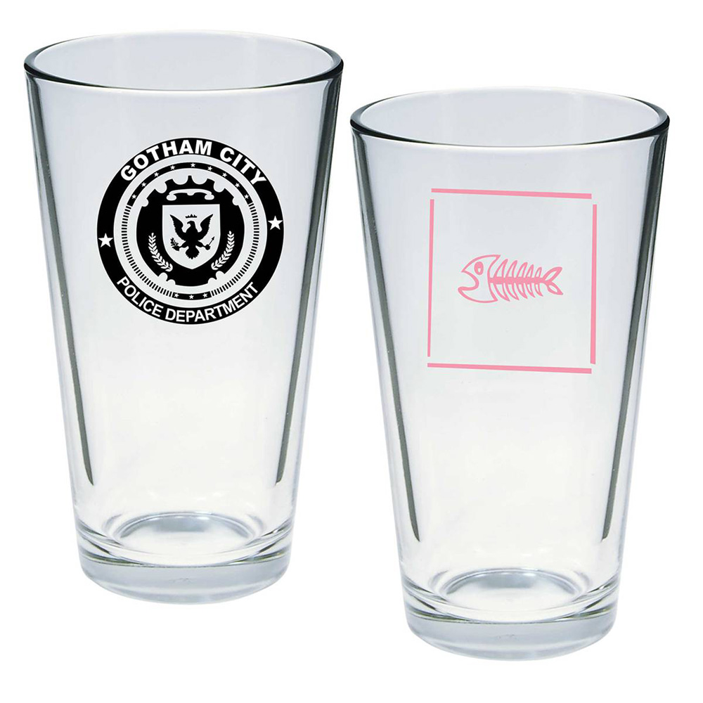 Image: Gotham Pint Glass: Fish Mooney  - 