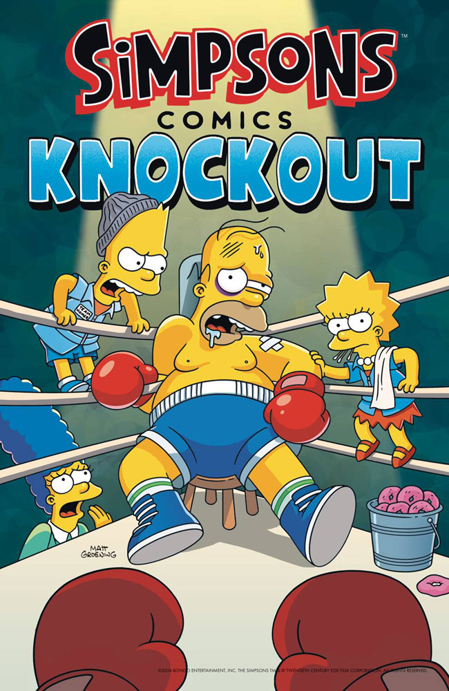 Image: Simpsons Comics Knockout SC  - Bongo Comics