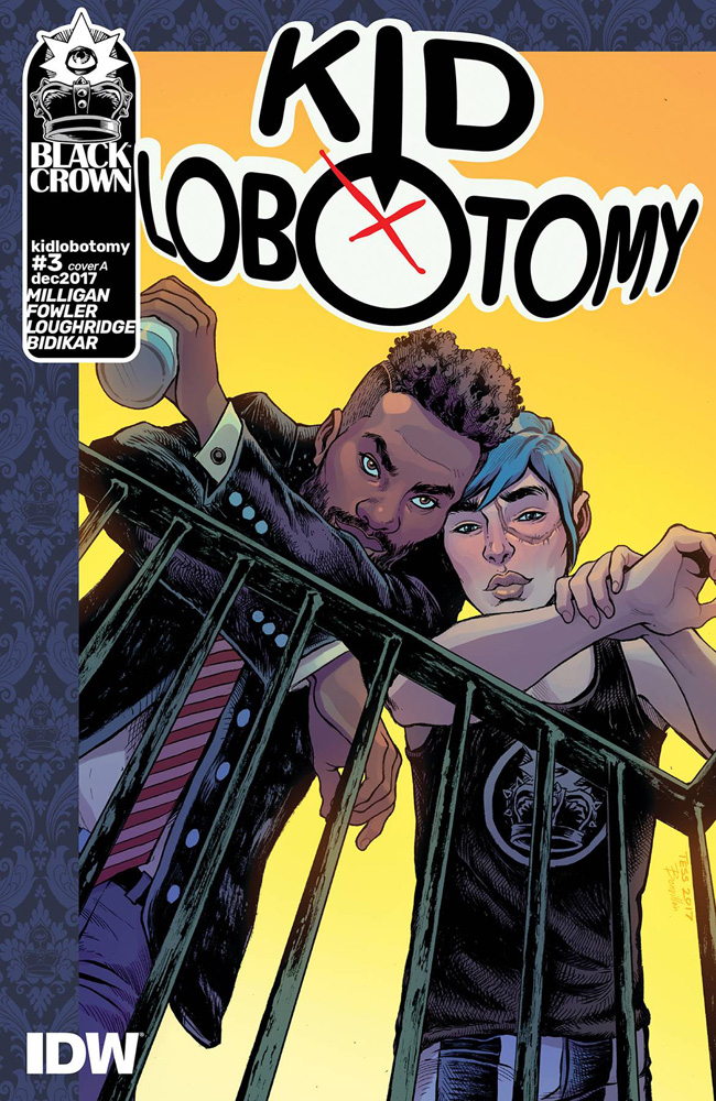 Image: Kid Lobotomy #3 (cover A - Fowler)  [2017] - IDW - Black Crown