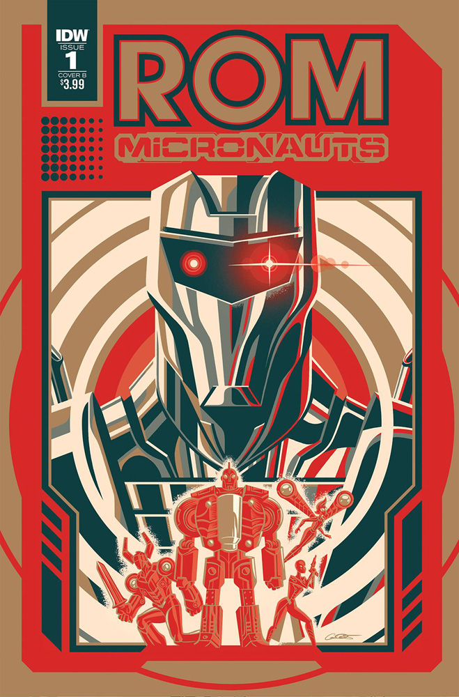 Image: Rom & the Micronauts #1 (cover B - Caltsoudas)  [2017] - IDW Publishing