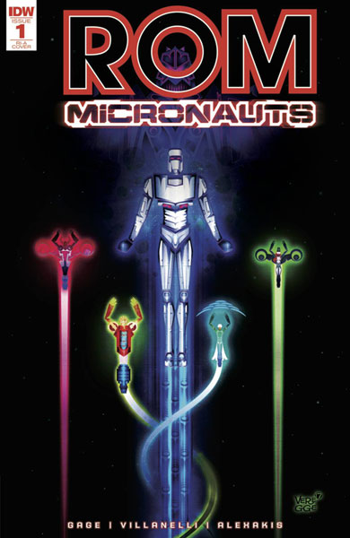 Image: Rom & the Micronauts #1 (incentive cover - Jeffrey Veregge) (10-copy)  [2017] - IDW Publishing