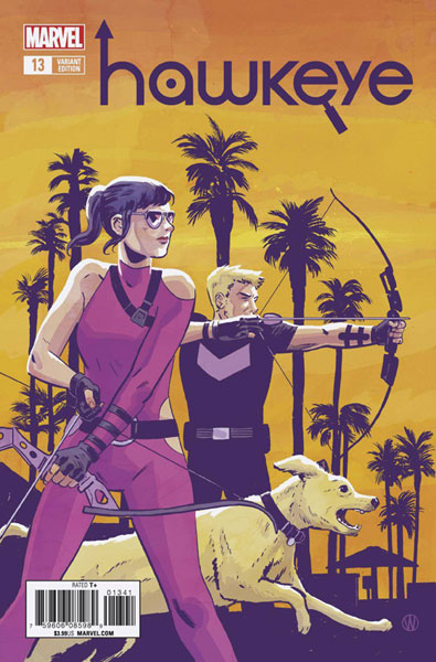 Image: Hawkeye #13 (Legacy) (variant cover - Walsh)  [2017] - Marvel Comics