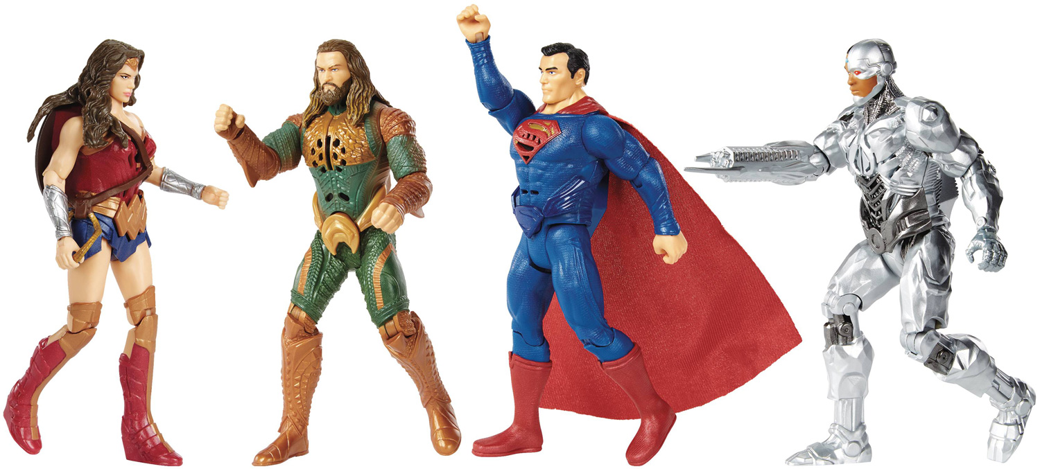Image: Justice League Movie 6-inch Deluxe Action Figure Assortment 201701  - Mattel Toys