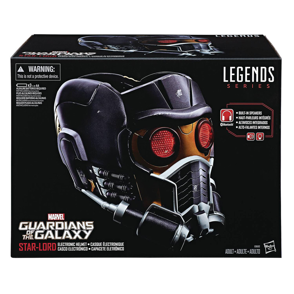 Image: GGM Legends Gear: Guardians of the Galaxy - Star Lord Helmet  - Hasbro Toy Group