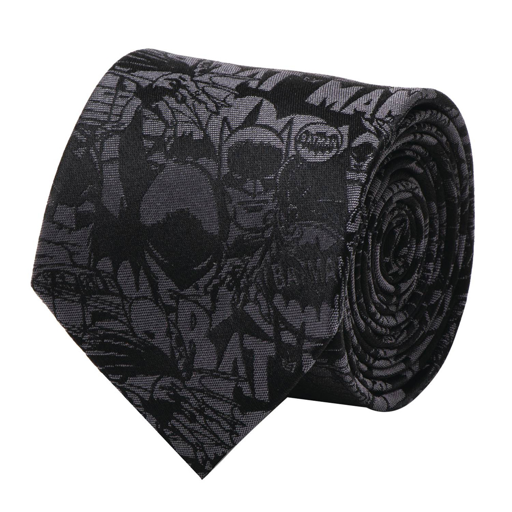 Image: DC Tie: Batman Comic Panels  (Black) - Cufflinks Inc.