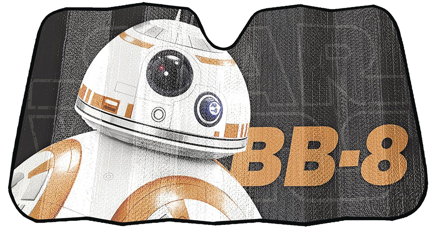 Image: Star Wars Accordion Auto Sunshade: E7 BB-8  - Plasticolor Inc.