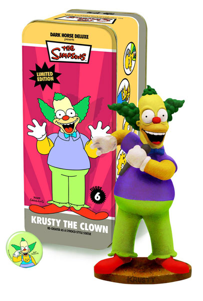 Image: Simpsons Classic Character Statue #6: Krusty the Clown 