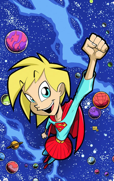 Image: Supergirl: Cosmic Adventures in the Eighth Grade SC 