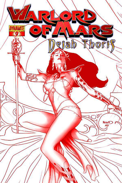 Image: Warlord of Mars: Dejah Thoris #9 (10-copy Renaud red incentive cover) (v10)